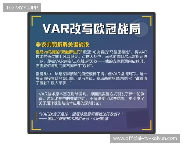 欧冠VAR透明化倡议推动规则制定者介入